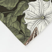 Moonbloemen en spionagemaanden fleece deken (Hoek)