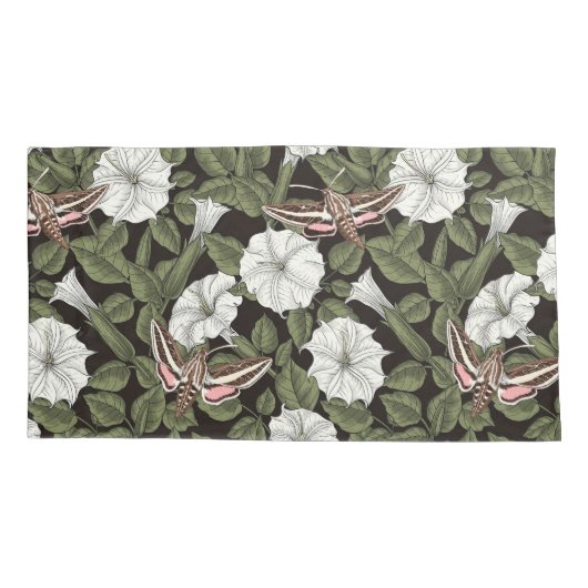 Moonbloemen en spionagemaanden kussensloop (Achterkant-Links)