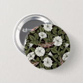 Moonbloemen en spionagemaanden ronde button 5,7 cm (Voorkant /achterkant)