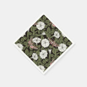 Moonbloemen en spionagemaanden servet (Hoek)