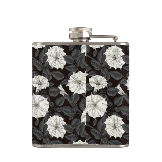 Moonbloemen Kolf Heupfles (Achterkant)