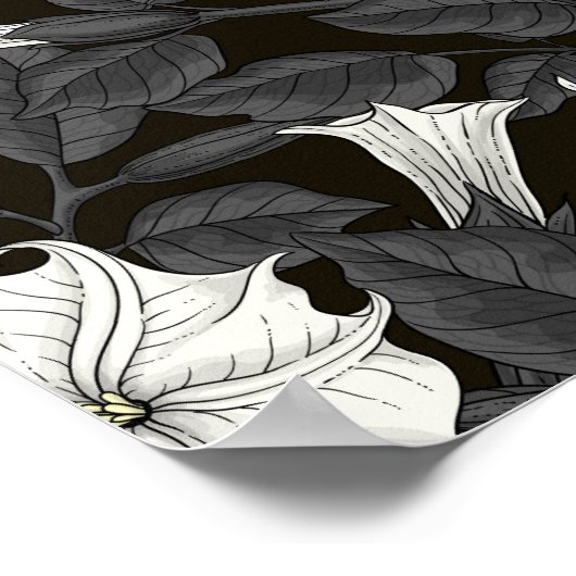 Moonbloemen Poster (Hoek)