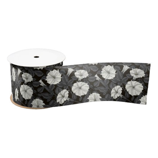 Moonbloemen Satin Ribbon Satijnen Lint (Spoel)