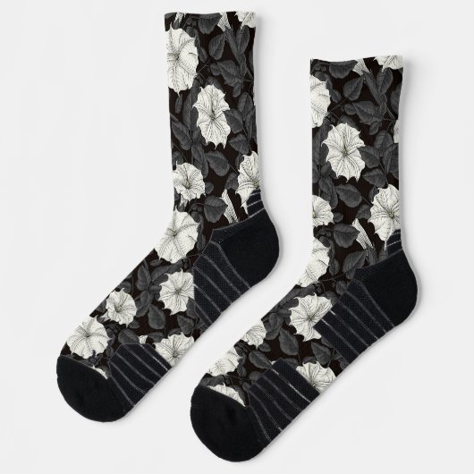 Moonbloemen Sierkussen Sokken (Links)