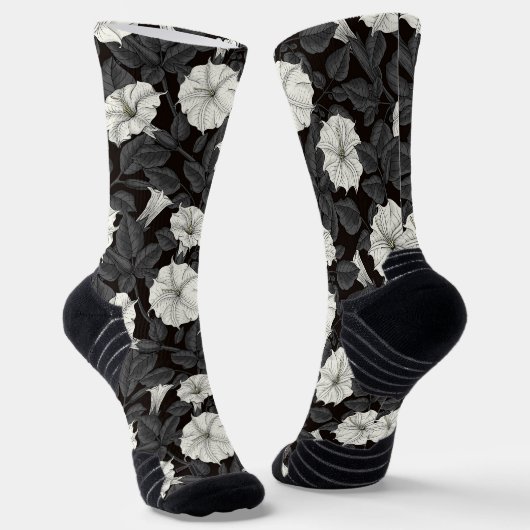 Moonbloemen Sierkussen Sokken (Gebogen)