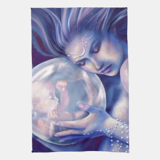 Moonborn - Zeemeermin en Baby Theedoek (Verticaal)