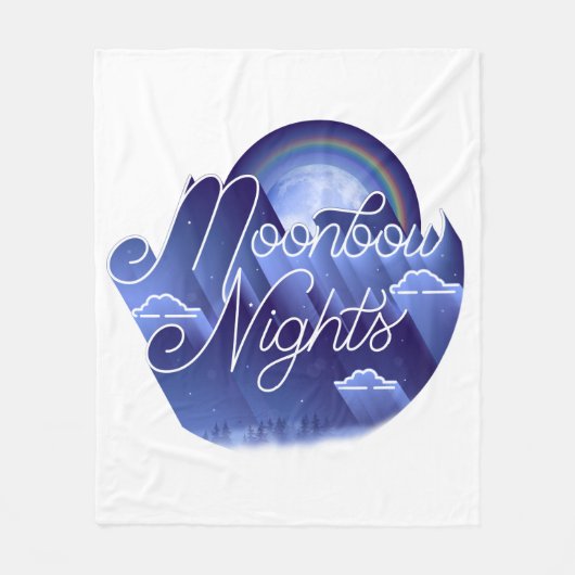 Moonbow Nights Fleece Blanket (medium) (Voorkant)