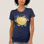 Mooncake en Rabbits Moon Festival T-shirt (Voorkant)
