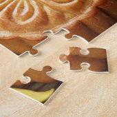 Mooncake en thee, Chinees midherfstfestival Legpuzzel (Zijkant)