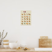 Mooncakes | 月 餅 (A3) Poster (Keuken)