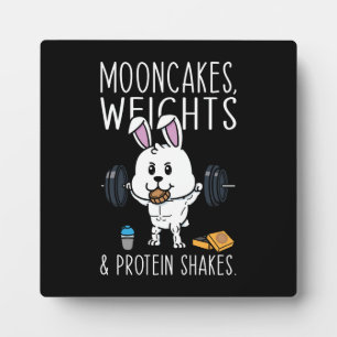 Mooncakes, gewichten en eiwitshakes, Funny Gym Fotoplaat