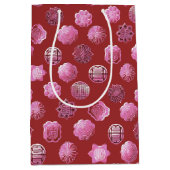 Mooncakes roze en rood medium cadeauzakje (Voorkant)