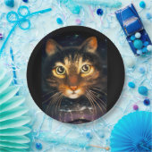 MoonCat Papieren Bordje (Feest)