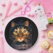 MoonCat Papieren Bordje (Feest)