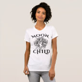 MoonChild Bloemen Kroon Goddelijk Vrouwelijk T-shirt (Voorkant volledig)