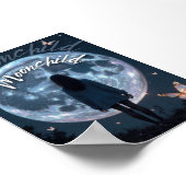 Moonchild - Celestial Girl met Moon Poster (Hoek)