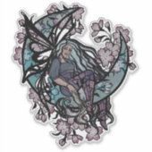 MoonChild Fairy Fairies Moon Child goddess moon    Sticker (Voorkant)
