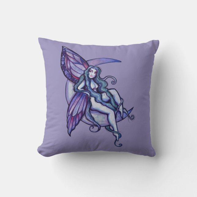MoonChild Fairy Moon Child Faerie Art Fae Kussen (Voorkant)
