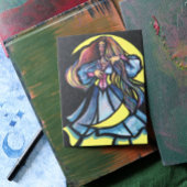 MoonChild Goddess Art Moon Goddesses Moon Child Briefkaart