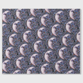 MoonChild Moon Goddess Art Moon Child Paars Cadeaupapier (Vlak)