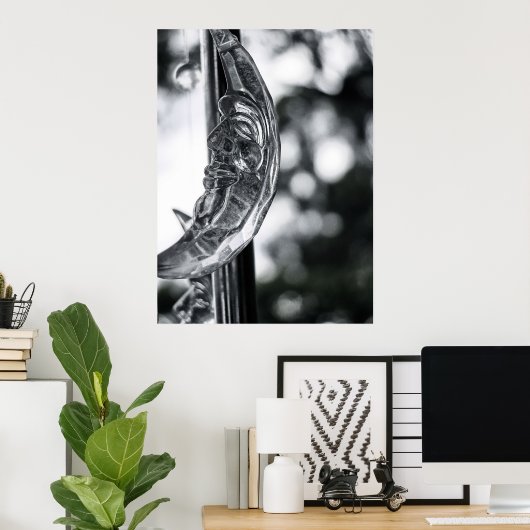 Moonchime mono-Poster Poster (Thuiskantoor)