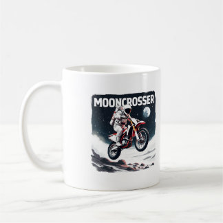 Mooncrosser - Astronaut rijdt motorcrosser Koffiemok