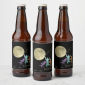 Moondance, naam en stijl bier etiket (Flessen)
