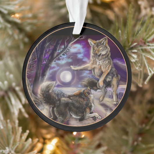 Moondancer Coyotes Ornament (Boom)
