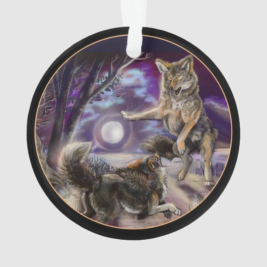 Moondancer Coyotes Ornament (achterkant)