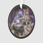 Moondancer Coyotes Ornament (voorkant)
