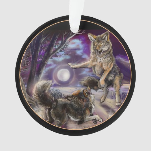 Moondancer Coyotes Ornament (voorkant)