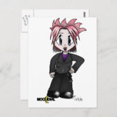 Moondial Rebel Tattoo Briefkaart (Voorkant / Achterkant)