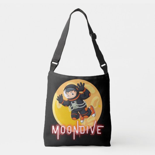 MOONDIVE - RUIMTEAStRONAUT Crossbody Tas (Voorkant)