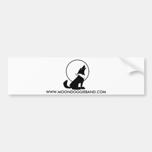 Moondoggie Bumpersticker # 2 (Voorkant)