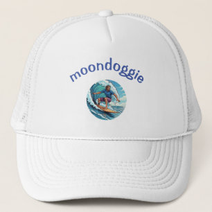 Moondoggie Surfer Grafisch Trucker Pet