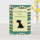 .:: MoonDreams::. De gelukkige Zwarte Hond van Kaart (Gele Bloem)