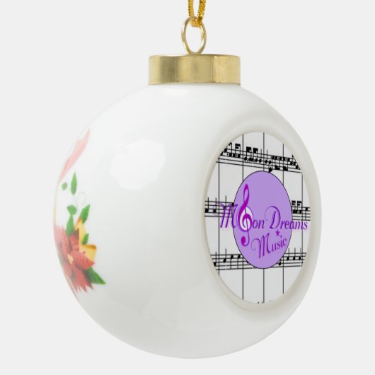 MoonDreams Music Ceramic Ornament (Bell) (Links)