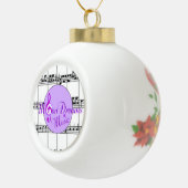 MoonDreams Music Ceramic Ornament (Bell) (Rechts)