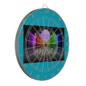 MoonDreams Music Equalizer Metal Cage Dartboard 2 Dartbord (Voorkant Links)