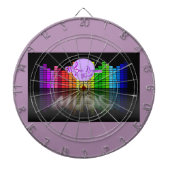 MoonDreams Music Equalizer Metal Cage Dartboard Dartbord (Voorkant)