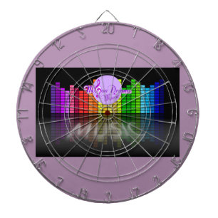 MoonDreams Music Equalizer Metal Cage Dartboard Dartbord