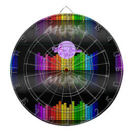 MoonDreams Music Equalizer Metal Cage Dartboard Dartbord