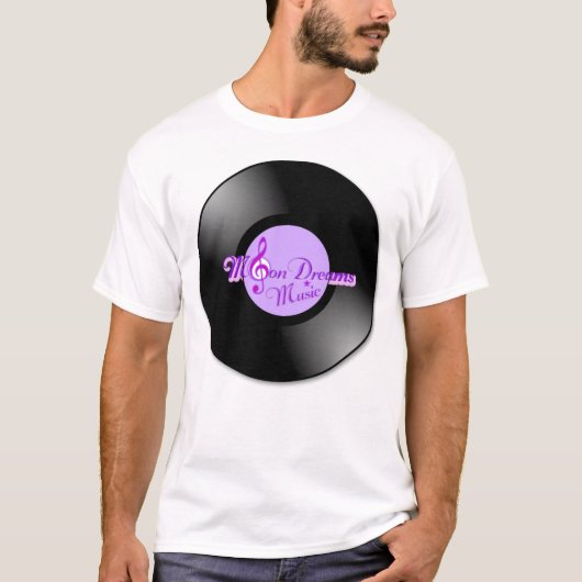 MoonDreams Music Logo Record T-shirt (Voorkant)