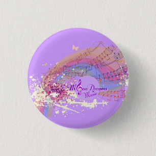 MoonDreams Music Rainbow Small Button