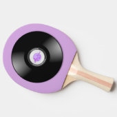 MoonDreams Music Record Paarse Ping Pong Paddle Tafeltennisbatje (Zijkant)
