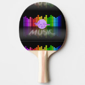 MoonDreams Muziek Equalizer Ping Pong Paddle Tafeltennisbatje (Voorkant)