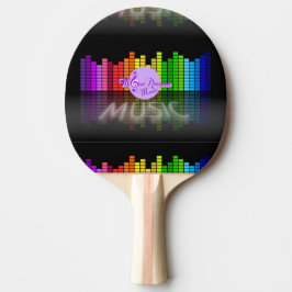 MoonDreams Muziek Equalizer Ping Pong Paddle Tafeltennisbatje