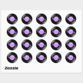 MoonDreams Muziek Record Kleine ronde Stickers (Vel)