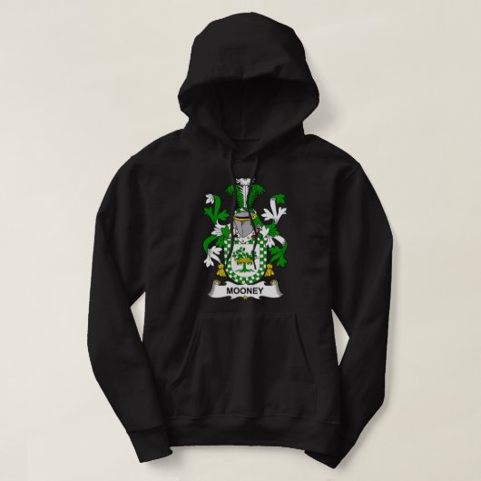Mooney Coat of Arms  Family Crest  Hoodie (Design voorkant)