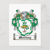 Mooney Family Crest Briefkaart (Voorkant)